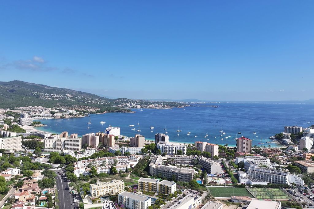 Vista al mar en Palmanova en la zona del nuevo complejo residencial