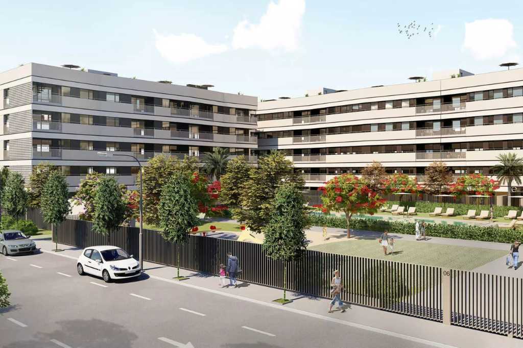 El complejo residencial CULMIA Can Mare está situado en una zona tranquila de Palma