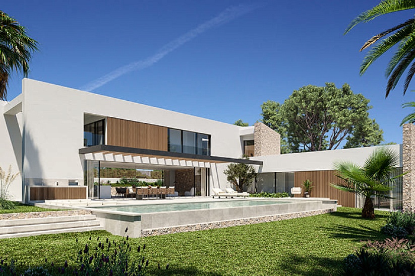 Nueva villa de lujo moderna en una ubicación privilegiada en Nova Santa Ponsa