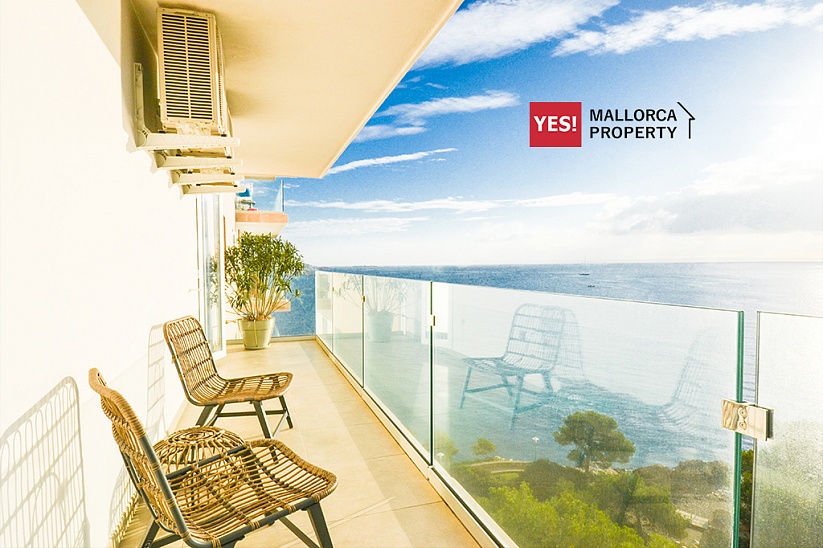 Bonito apartamento con vistas panorámicas al mar en Palmanova