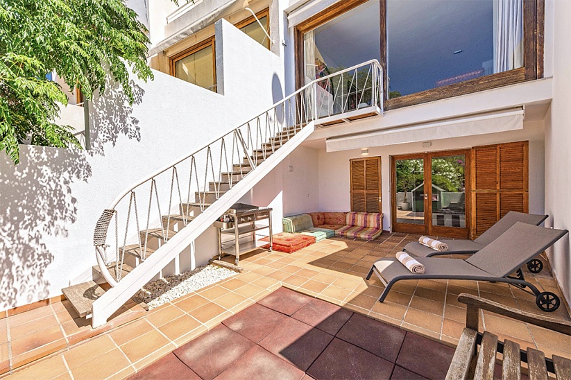 Preciosa casa adosada con vistas al mar en Bonanova, Palma