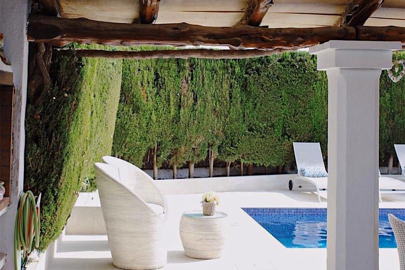 Preciosa casa pareada con jardín y piscina en Sol de Mallorca.