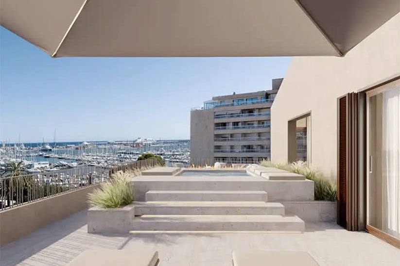 Moderno apartamento de nueva construcción en el puerto de Palma