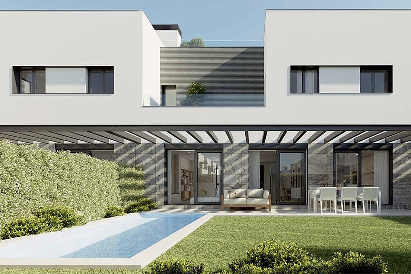 Nuevas villas de estilo moderno en una excelente ubicación en Palma
