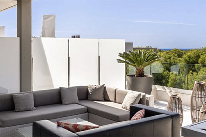 Ático de lujo con vistas al mar en la residencia de lujo &quot;Serenity&quot; en Nova Santa Ponsa