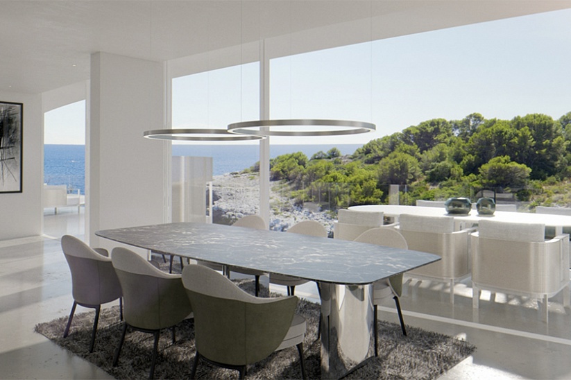 Elegante villa contemporánea con fantásticas vistas al mar en Porto Cristo