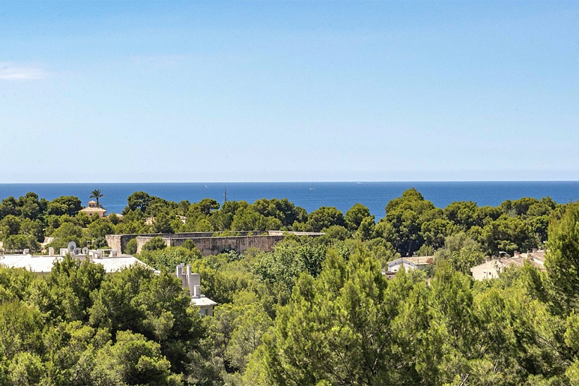 Preciosa casa adosada con vistas al mar en Bonanova, Palma