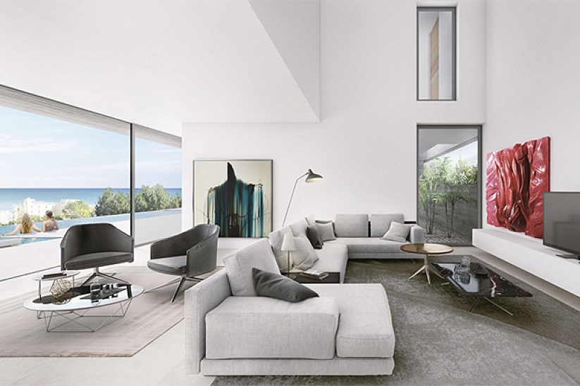 Nueva villa moderna con vistas al mar en Palmanova