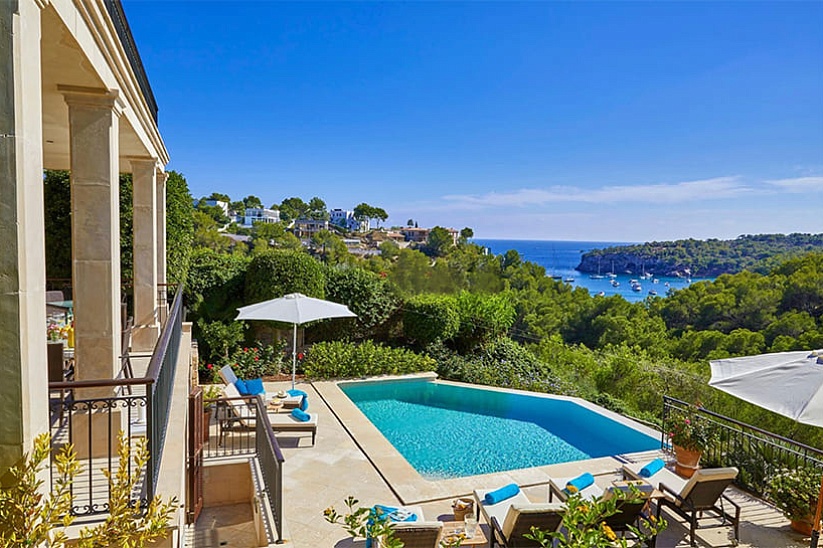 Villa con fantásticas vistas al mar en Sol de Mallorca