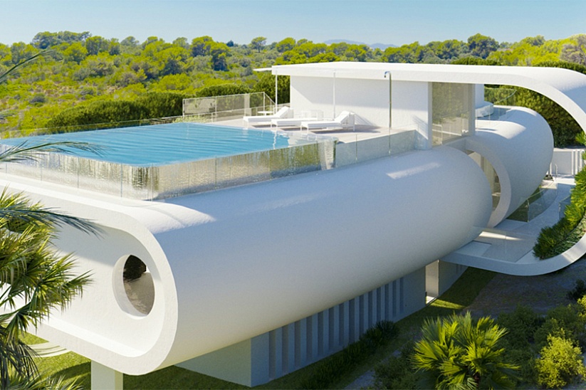 Elegante villa contemporánea con fantásticas vistas al mar en Porto Cristo