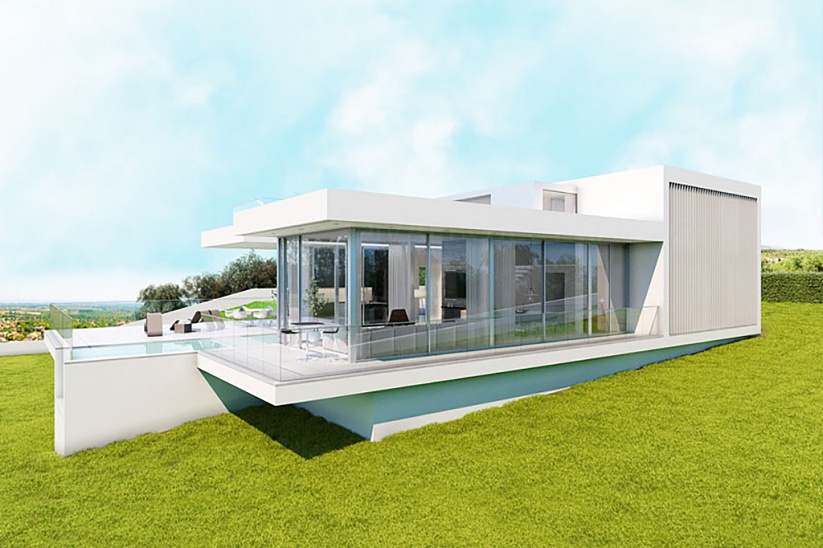 Proyecto para la construcción de un chalet moderno con piscina y jardín en Son Gual, junto a Palma