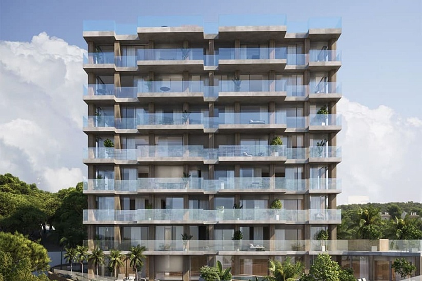 Fantástico apartamento nuevo en primera línea de mar en Bendinat