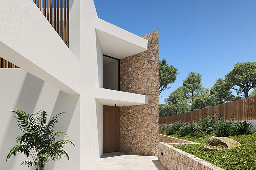 Nueva villa de lujo moderna en una ubicación privilegiada en Nova Santa Ponsa