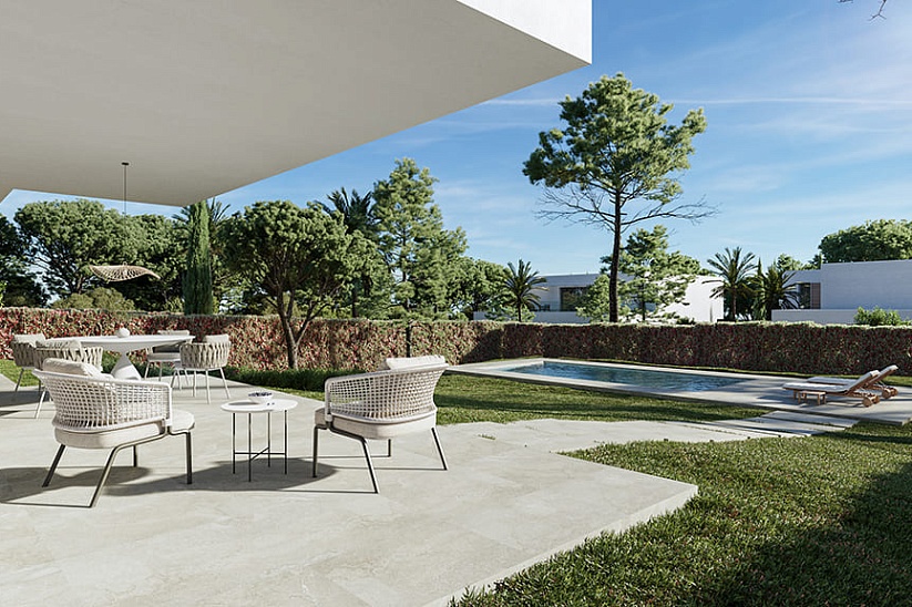 Nueva villa moderna con vistas al mar en una ubicación privilegiada en Sol de Mallorca