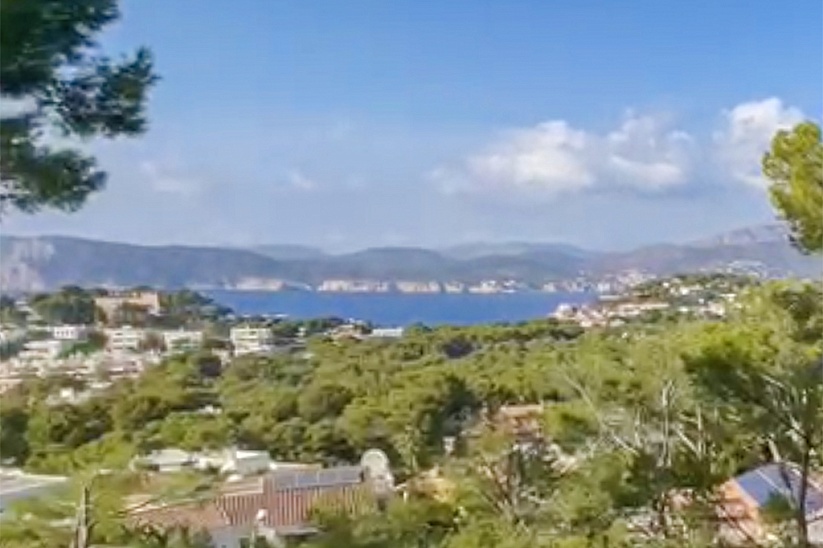 Terreno con vistas al mar en una ubicación exclusiva en Nova Santa Ponsa