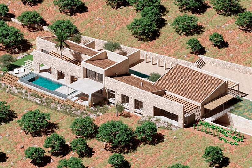 Villa de lujo en construcción con gran terreno en Montuiri