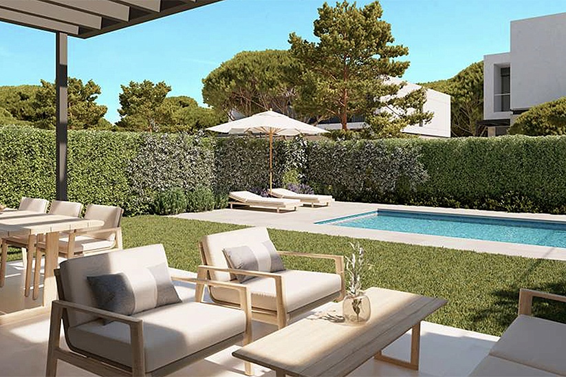 Nueva villa de estilo moderno en una zona prestigiosa en Puig de Ros