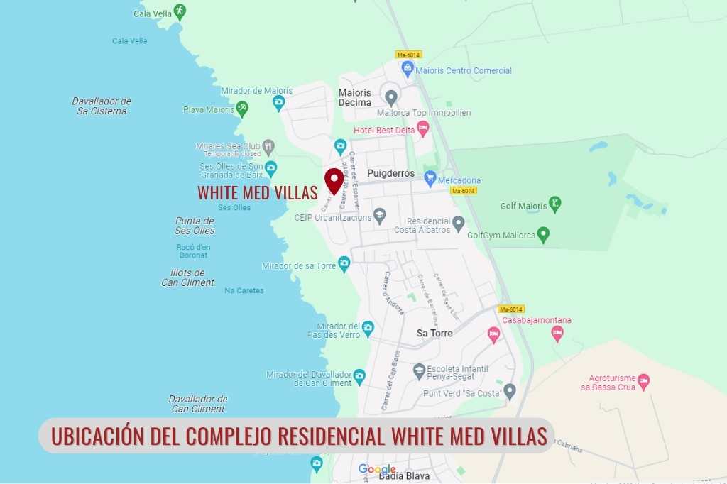 Ubicación del Complejo Residencial White Med Villas