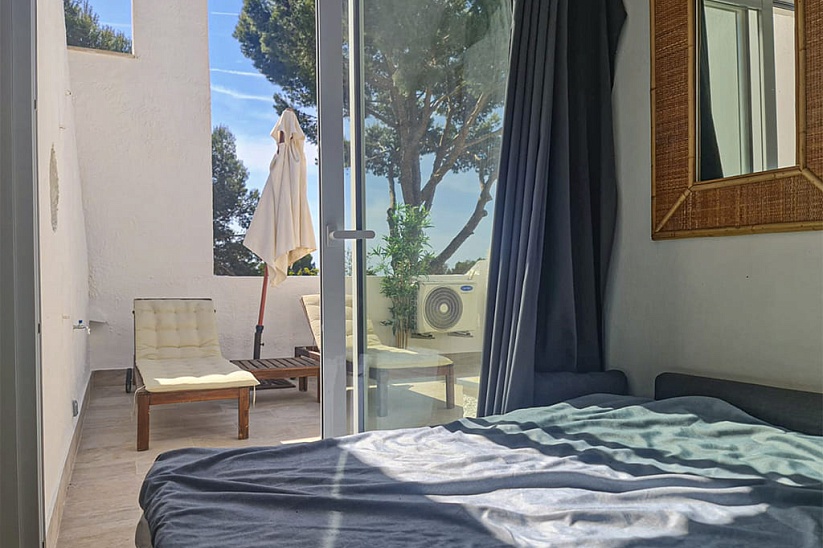 Atractiva casa adosada con vistas al mar en Sol de Mallorca
